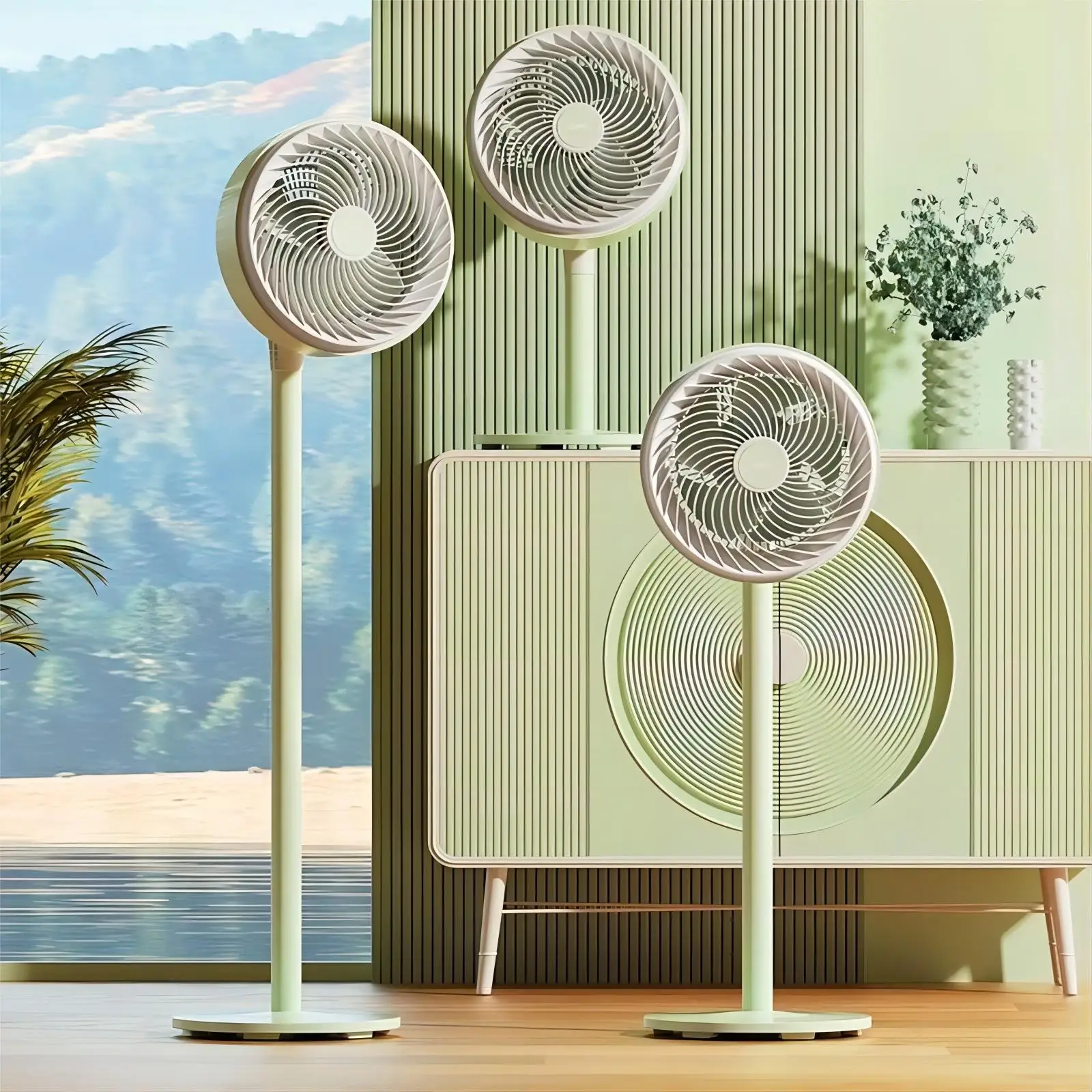 HJ-10CF AC Electric 10 inches 65W New Design Hot Selling Floor Air Circulating Fan