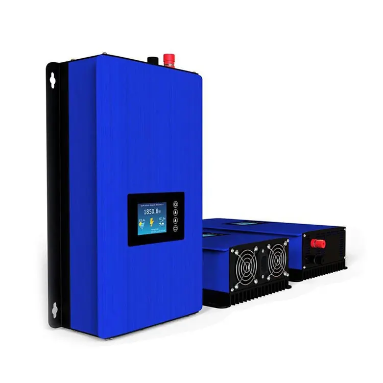 2000W Battery Discharge Power Mode/MPPT Solar Grid Tie Inverter with Limiter Sensor DC 45-90V AC 220V 230V 240V PV connected