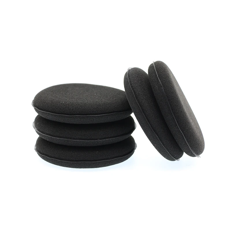 Car Cleaning Waxing Sponge pad Scrub Round Pressed Edge Sponge Cleaning Glazing Sponge