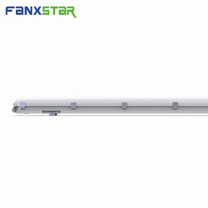 20W 40W 60W IP66 LED Weather Proof Light 5.8G Microwave Sensor Vapor Tight Light 2FT Linear Batten for Parking Garages 60cm