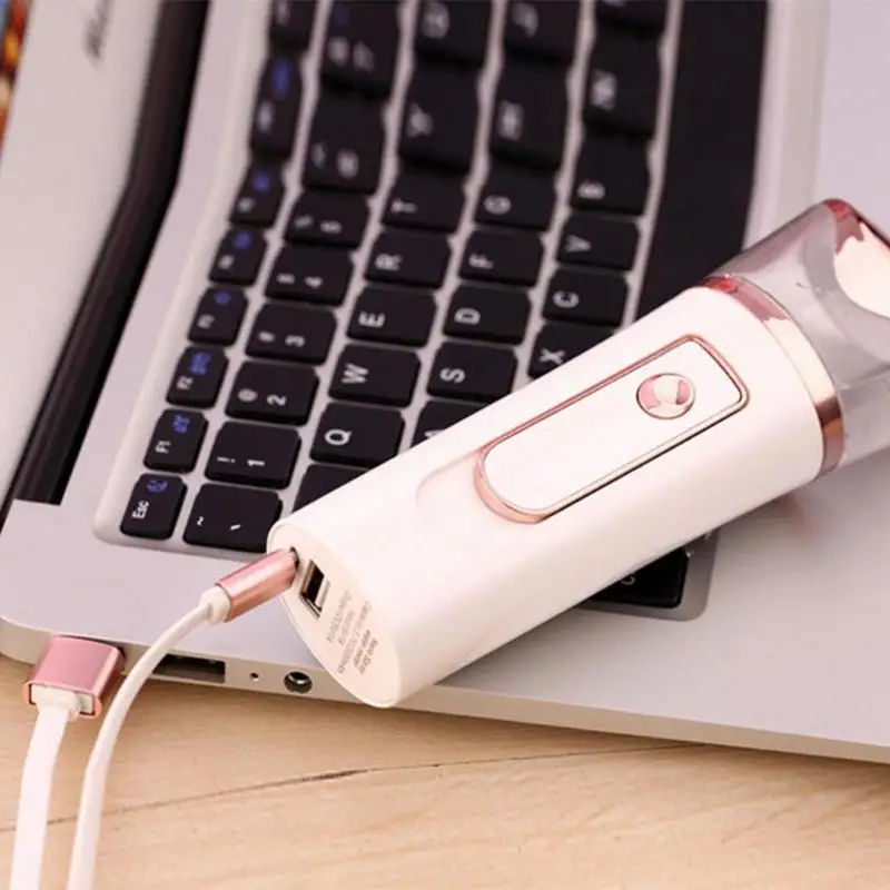 Nano Facial Mister , Atomization Facial Humectant Steamer With Portable USB for Skin Care