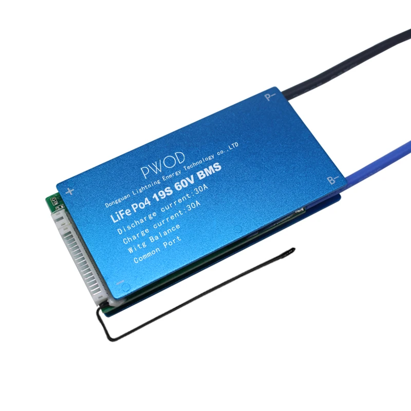 Аккумулятор BMS 19S 60 в 30 А 40 50 3 2 В Lifepo4 с функцией защиты от баланса и температуры