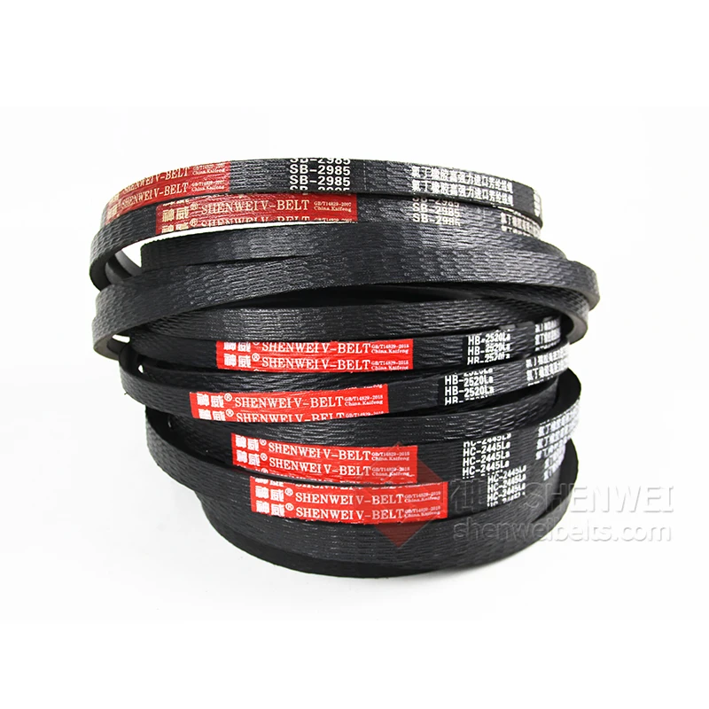 China SHENWEI factory wholesale price agricultural v belt rubber combine harvester belt for world agricultural machinery belts
