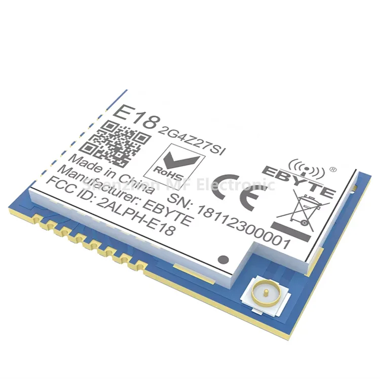 Hot Sale ZigBee Wireless Module E18-2G4Z27SI 2.4g 2.4GHz 27dBm 8051 MCU Core with IPEX Antenna