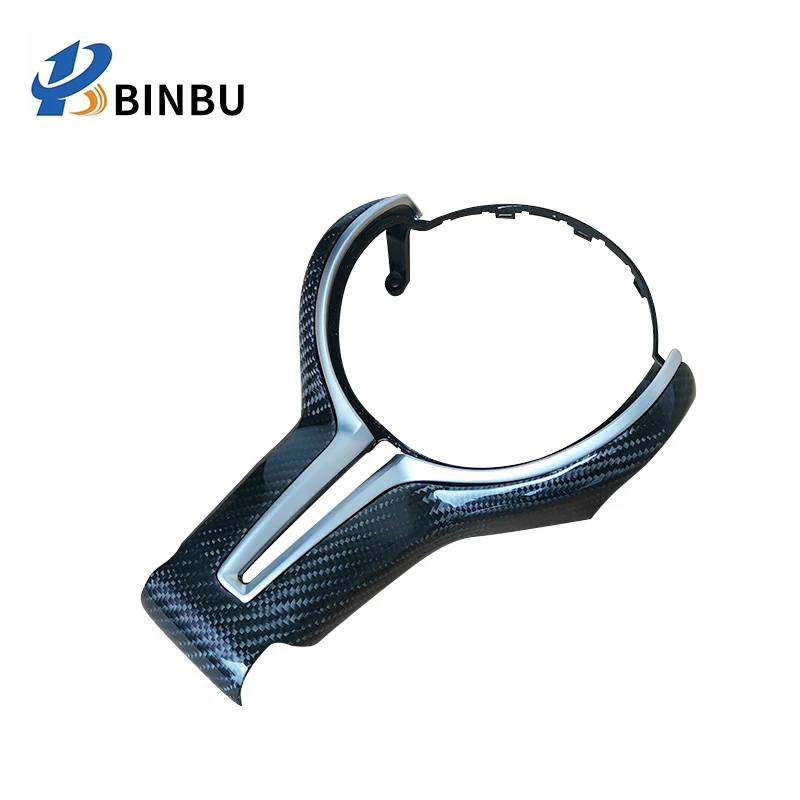 FOR BMW M2 F87 M3 F80 M4 F82 carbon fibre steering wheel trim m style Retrofitting steering wheel Interior