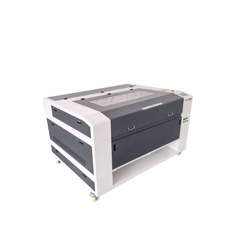 Integrated CO2 Laser Cutting Engraving Machine 1300x2500 with Fabric Bed USB Port & Exhaust Fan for Wood Stone & Paper