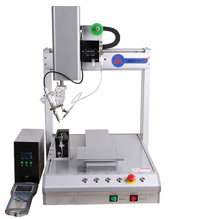 High production universal desktop 3-axis 4-axis soldering robot high efficiency automatic pcb soldering robot soldering tin
