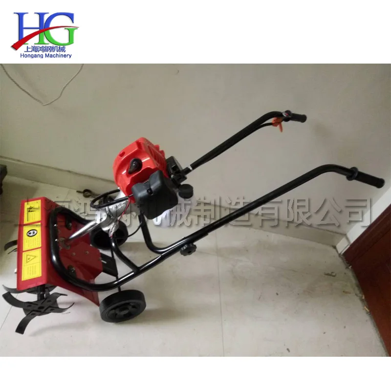 Agricultural chain track microtiller hand push 7.5 hp track microtiller lowest price