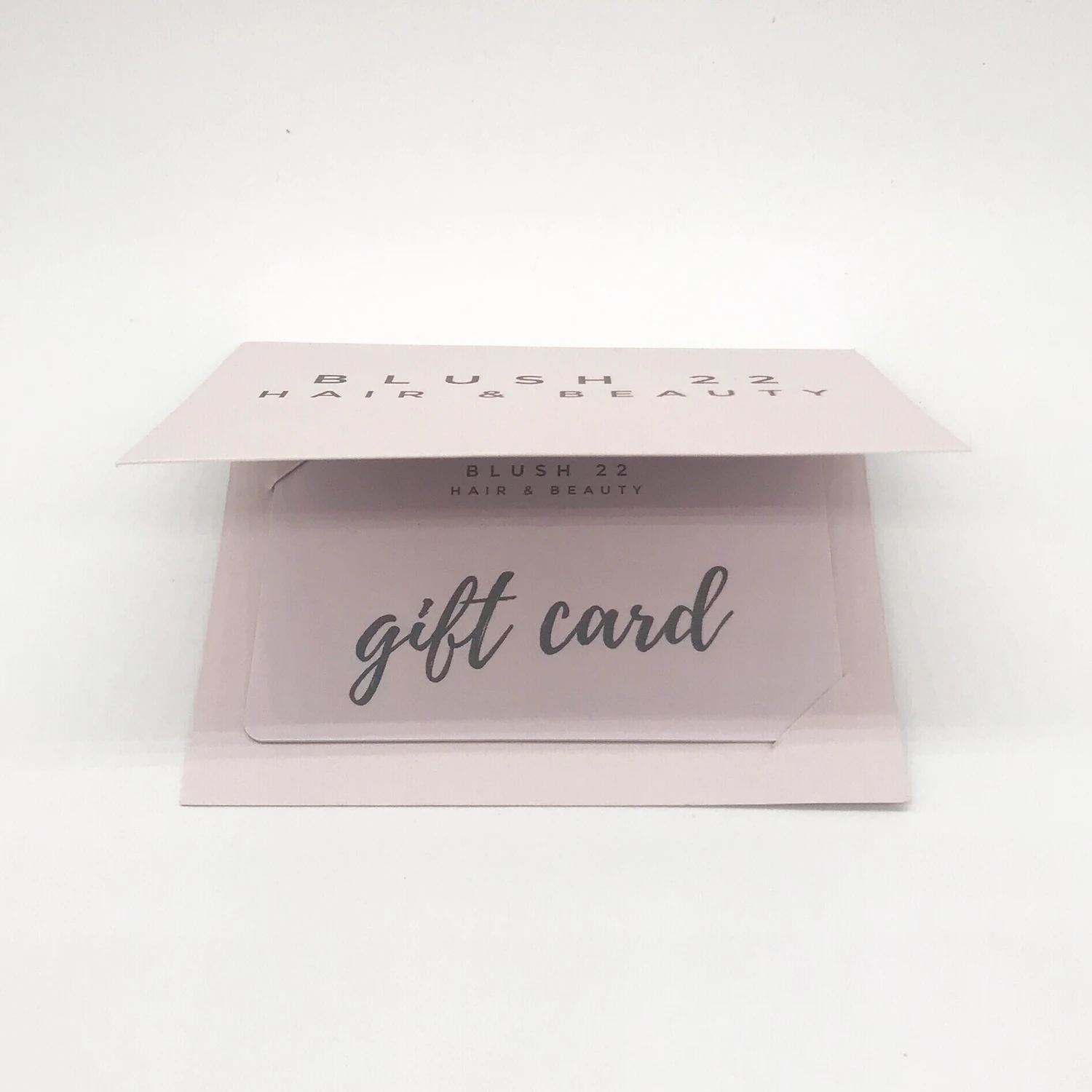 Customized PVC gift card with paper card holder