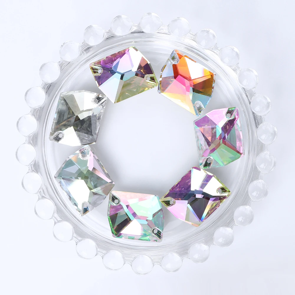 200+ Colors High Quality Factory Direct Wholesale Durable Pure Luxury Bright Glass Crystal Cosmic Sew-on Rhinestones 3265