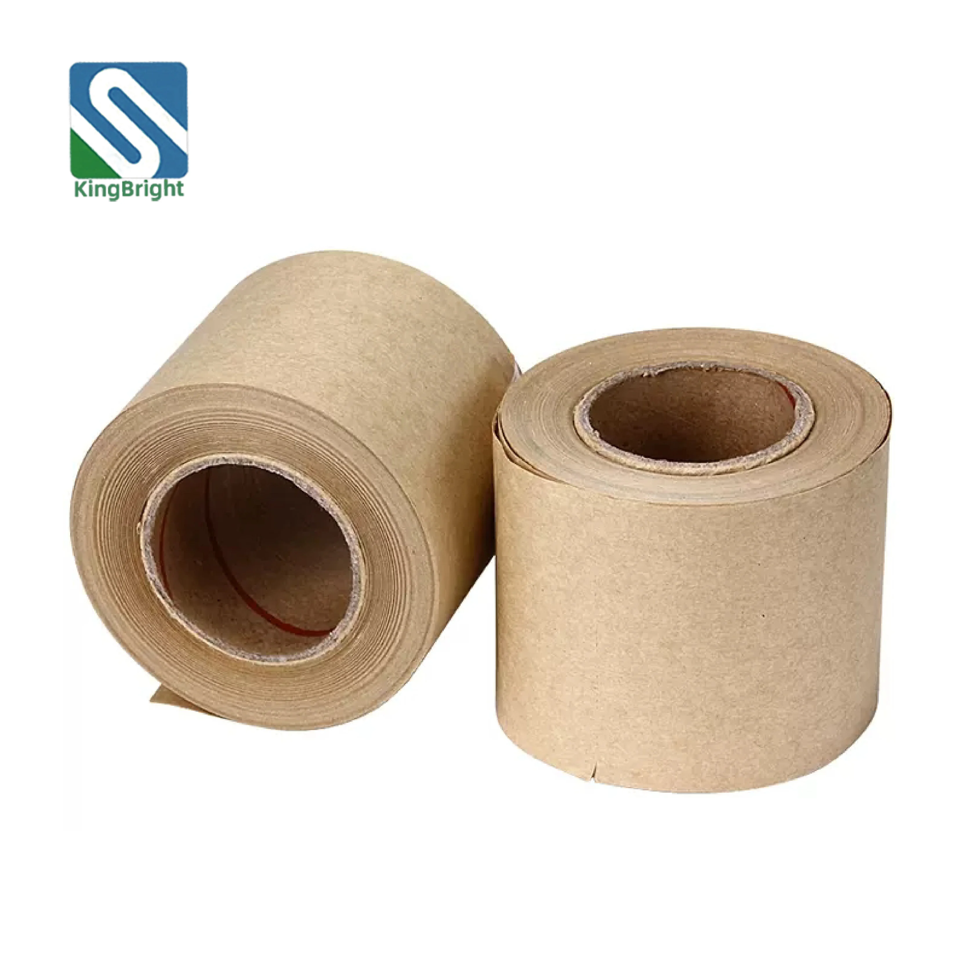 Writable kraft paper tape water-free self-adhesive hand-tearing masking packaging sealing box high temperature resistance