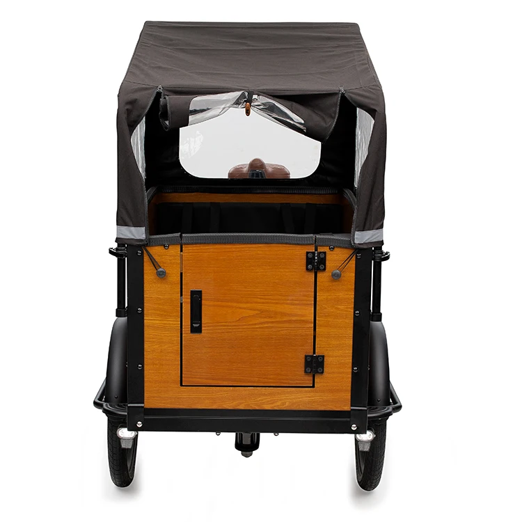 Factory Wholesale Aluminum Alloy Frame Cargobike 7 Speed 3 Wheel Cargo E bikes 25kmh e Cargo Bike