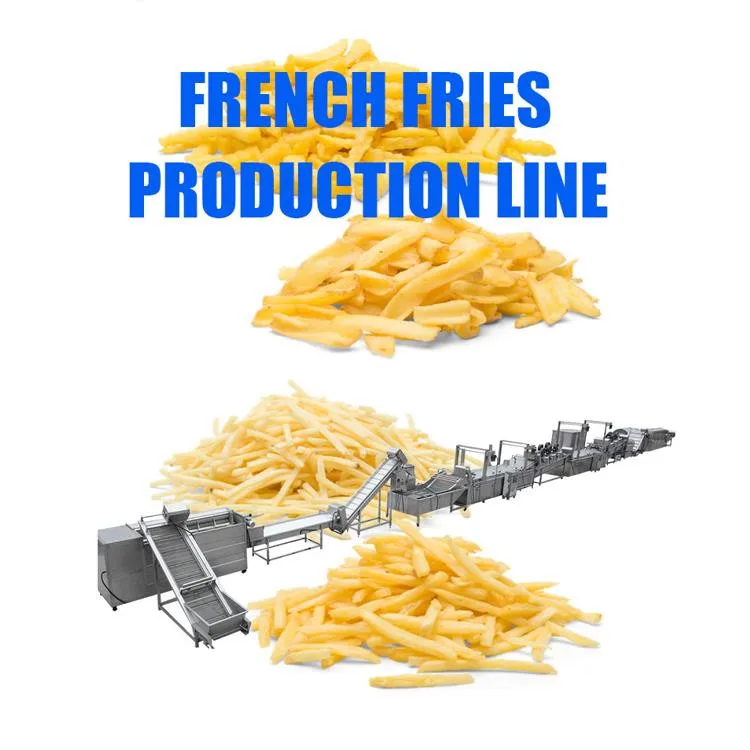 New French Fries Making Machine for Vegetable Processing Plant for Potato Fruit Vegetable Raw Materials Manufacturing Industries