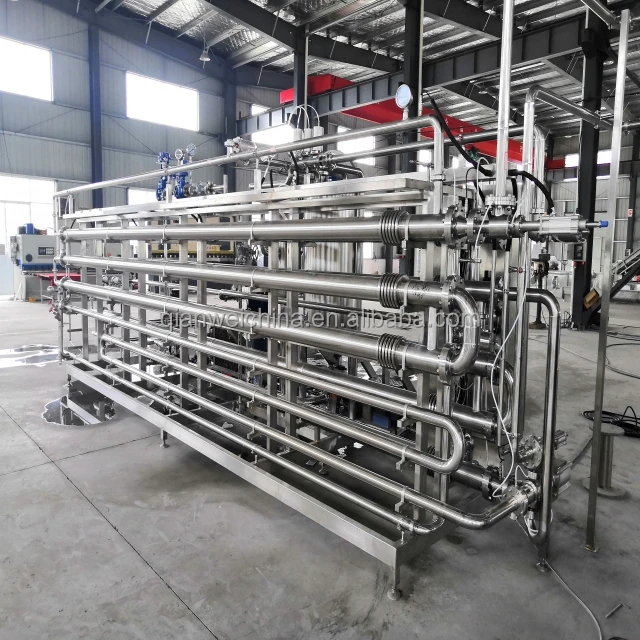 Automatic Stainless Steel Concentrated mango Pulp Sterilizer Tomato Paste Tube in Tube Sterilizer UHT Sterilizer for Paste
