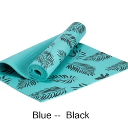 UWIN Durable Black Turquoise Blue Red Purple Exercise Gym Training Fitness Club Studio Pilates Anti Slip PVC Material Yoga Mat