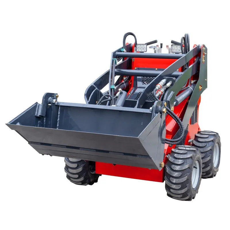 Multifunctional custom Mini Skid Steer Loader Garden Machine Mini Hydraulic Crawler Excavator Forklift With CE EPA Engine