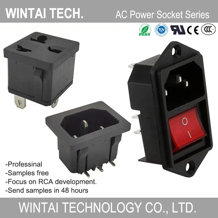Wintai-Tech Power Bank With AC Socket Outlet US AC Power Socket AC Power Switch Socket