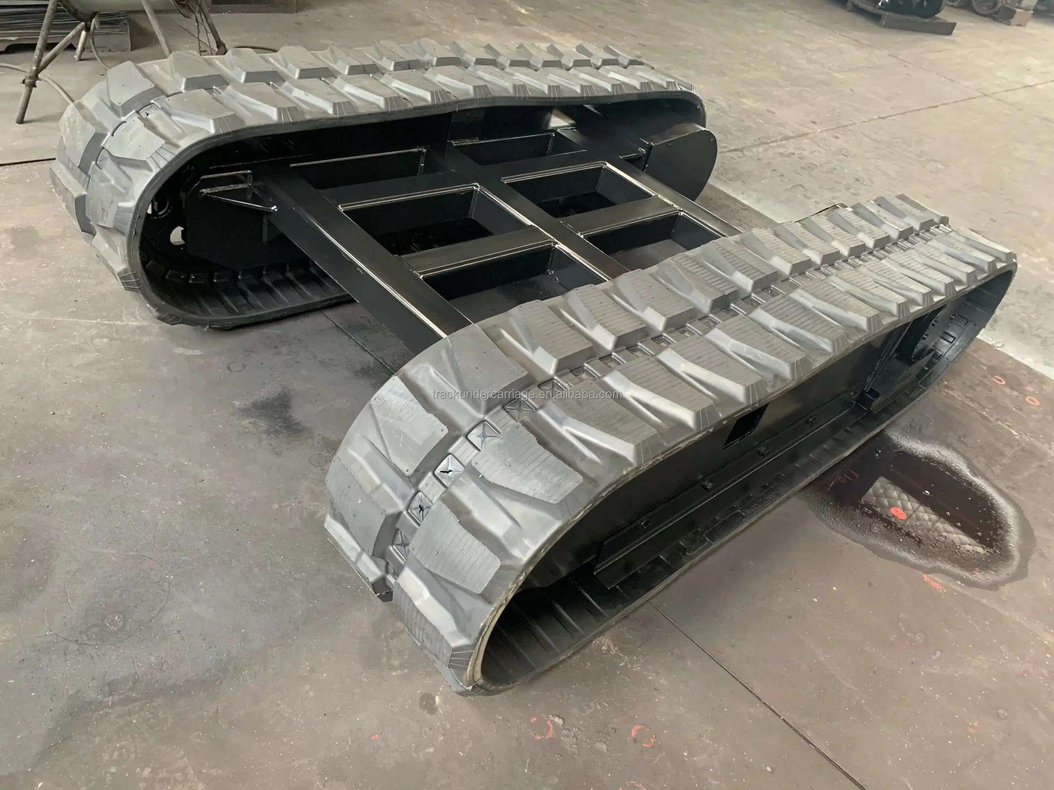 New Rubber Track Undercarriage with Hydraulic Motor for Excavator Skid Steer Loader Undercarriage Manufacturing Plant