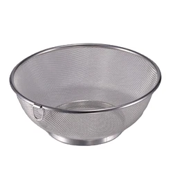 Modern Custom Stainless Steel Food Grade Vegetables And Fruit Drain Strainer Basket Sink Sieve Mesh Strainer