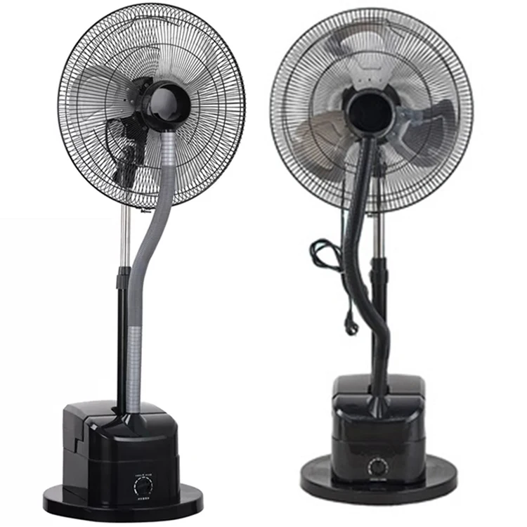 Floor air conditioner spray fan stand electric mist water spray fan air cooler fan with water bottle