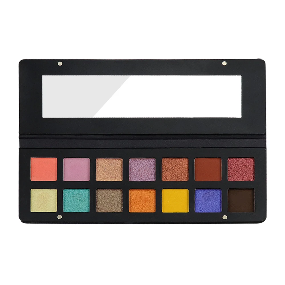 14color high pigment press eyeshadow palette paleta de sombras de ojos cosmeticos maquillaje