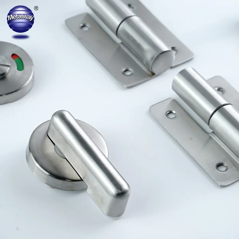 stainless steel material toilet cubicle hardware HPL toilet partition accessories
