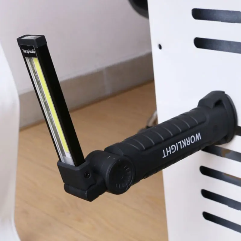 portable USB rechargeable magnetic cob led worklight inspection light work light for car repair emergency