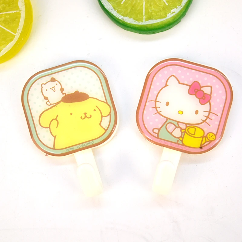 Animal Creative Wall Mount Decoration Cute Cat Hanging Stretch Heavy Duty Adhesive Wall Hooks For Key Bags Towels