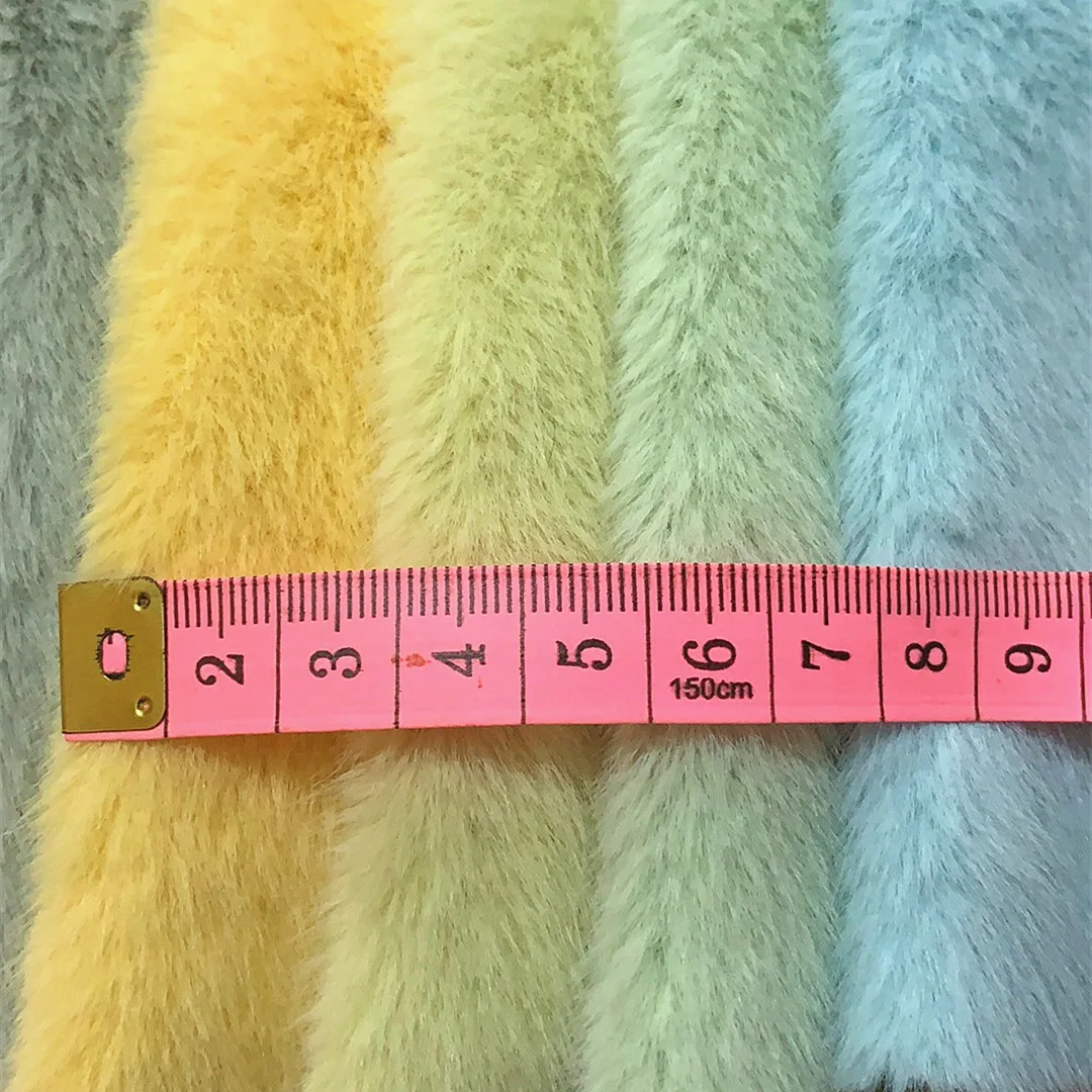 Оптовая продажа высокое качество 600gsm длина 8 мм искусственная плюшевая короткая норка ткань из искусственного меха для одежды обувь шляпа игрушки