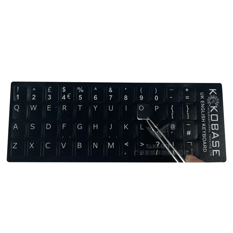 laptop keyboard stickers uk English High quality keyboard sticker for laptop