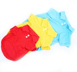 Wholesale cheap high quality custom logo blank dog polo shirt