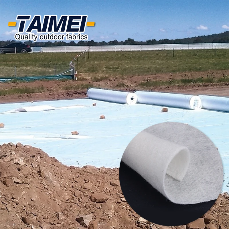 Non-Woven Geotextile Sheets Fabric Road Building Polypropylene Geotextile for Constructions Projects