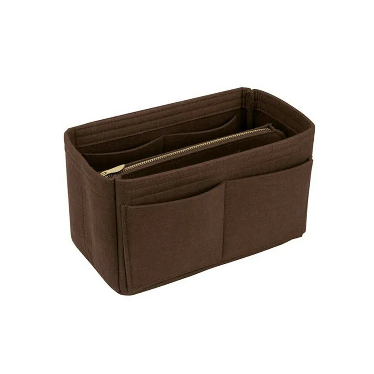 Felt  Purse Organizer Insert Purse Hand bag Organizer Bag in Bag Organizer Fits Speedy Neverfull with Inner Pocket
