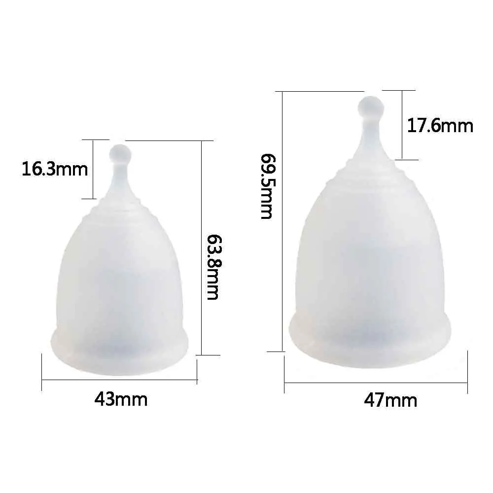 High Quality Comfortable  Eco-friendly disco ziggy cup menstrual cup with packaging for virgin in kuwait