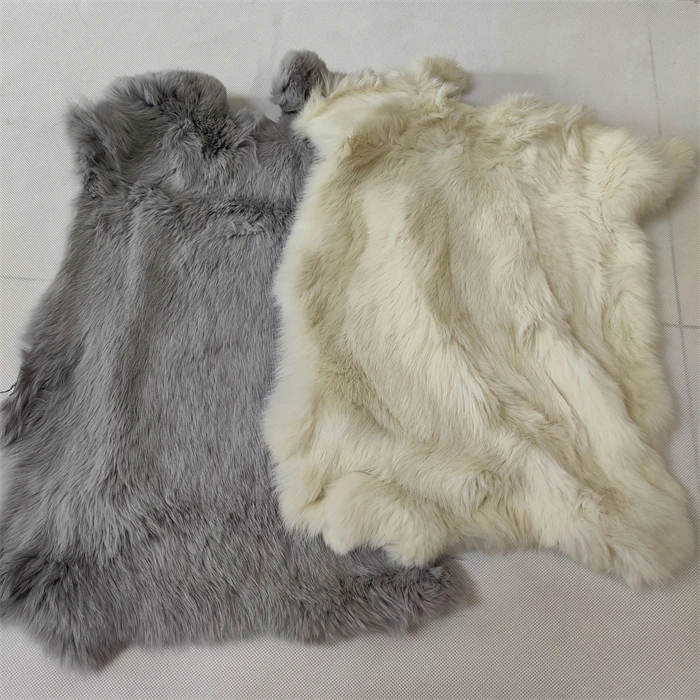 Origin Rex Rabbit Fur Plate Real Rex Rabbit Pelt Plates