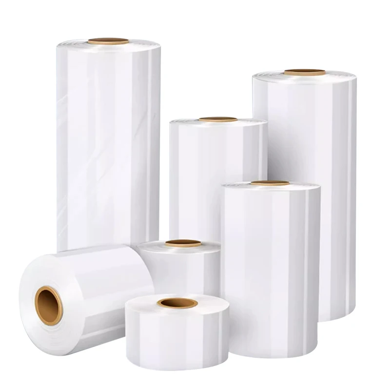 Wallepac 50 см прозрачная сложенная термостойкая низкотемпературная печать с перекрестной связью полиэтиленовая пленка термоусадочные пакеты