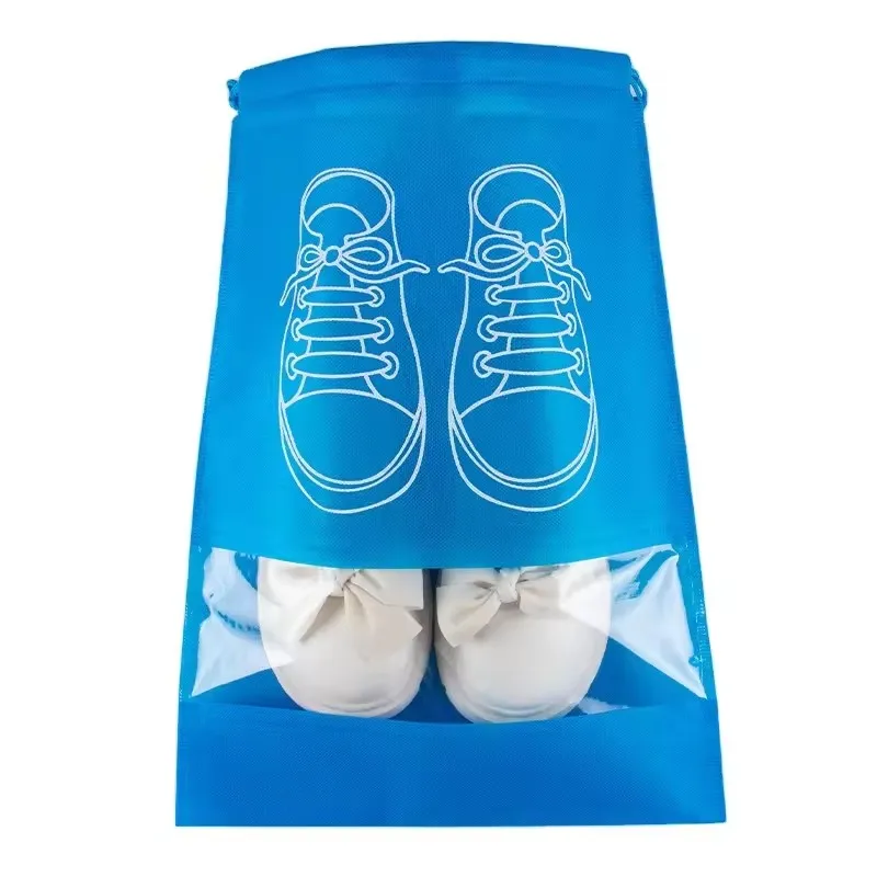 Custom Dust Proof Shoes Bag Non Woven Drawstring Bag Cover Bag For Shoe