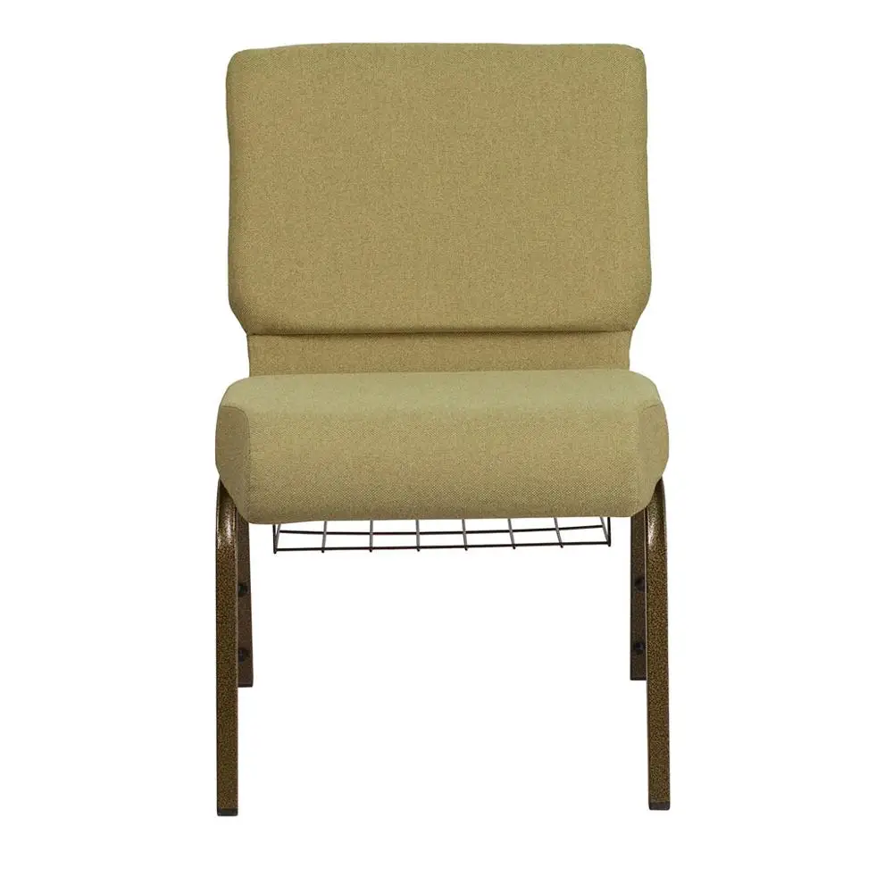 Manufacturer Wholesale Iron Steel Interlocking Padded Auditorium Church Furniture Chair