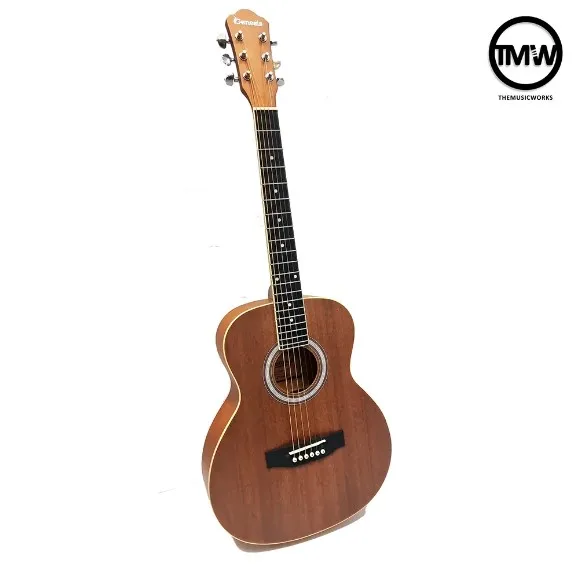 Natural Wooden Color Genesis 37' Acoustic Guitar with Intermediate Steel String for Music School Yoga & Pilates