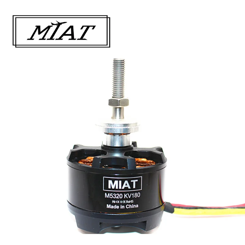 MIAT M5320 180KV 360KV 6-12S Outrunner бесщеточный двигатель для радиоуправляемого самолета игрушечного самолета мультикоптера радиоуправляемого самолета