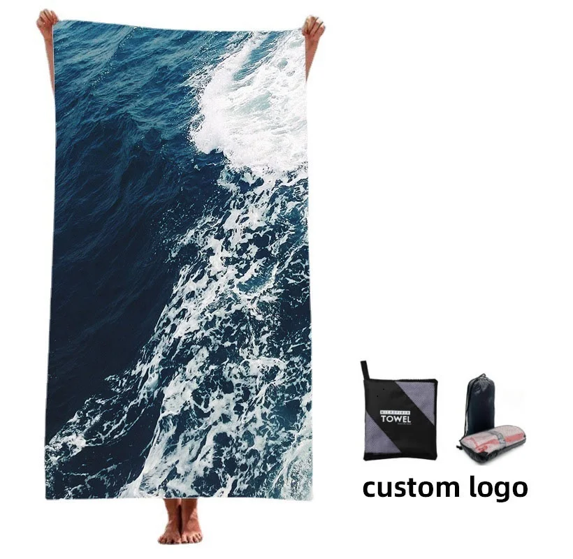 Custom Design Wholesale Luxury Recycled Beach Towels