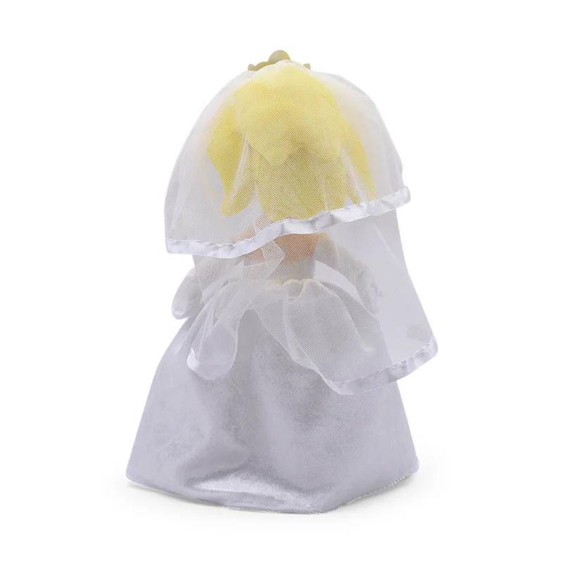 Super Mario Dress Wedding Dress Peach Princess Romantic Wedding Decoration Super Mario Plush Doll Plush Toys