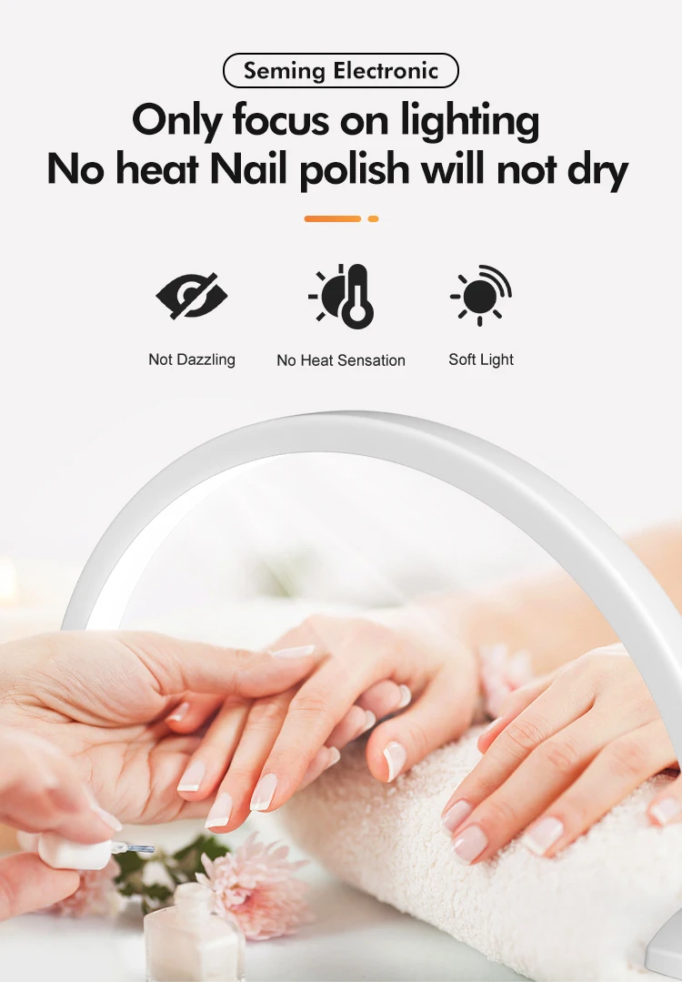 New Design Manicure Tools Mini Portable Led Lamp Nail Do Manicure Lighting Table Lamp