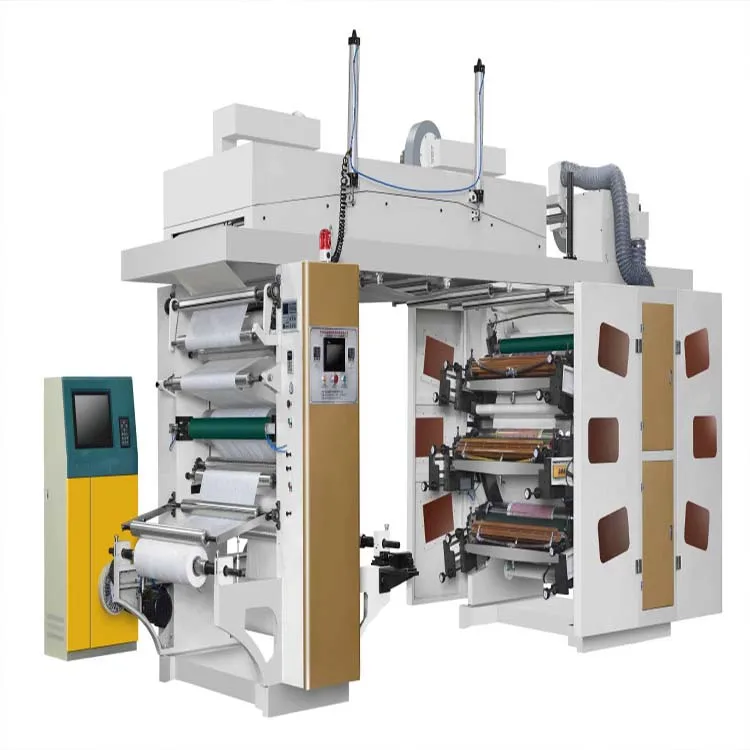 Press Machine Paper Label Film Graphic Printing Machine Price Flexo Printer Plastic Menncyclingier Roll to Roll Flexo Printing