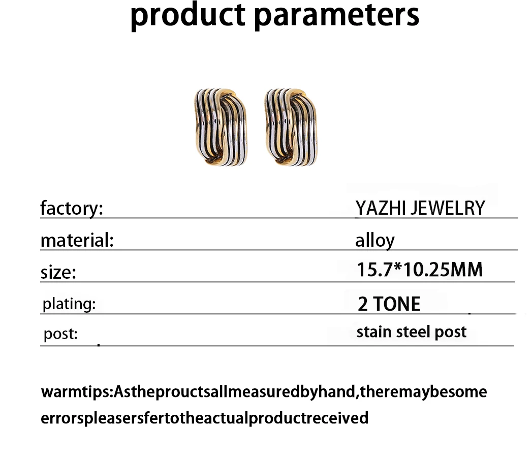 2023 New Arrivals Threaded earring  iron wire feet covered custom shirt button covers push- custom membrane