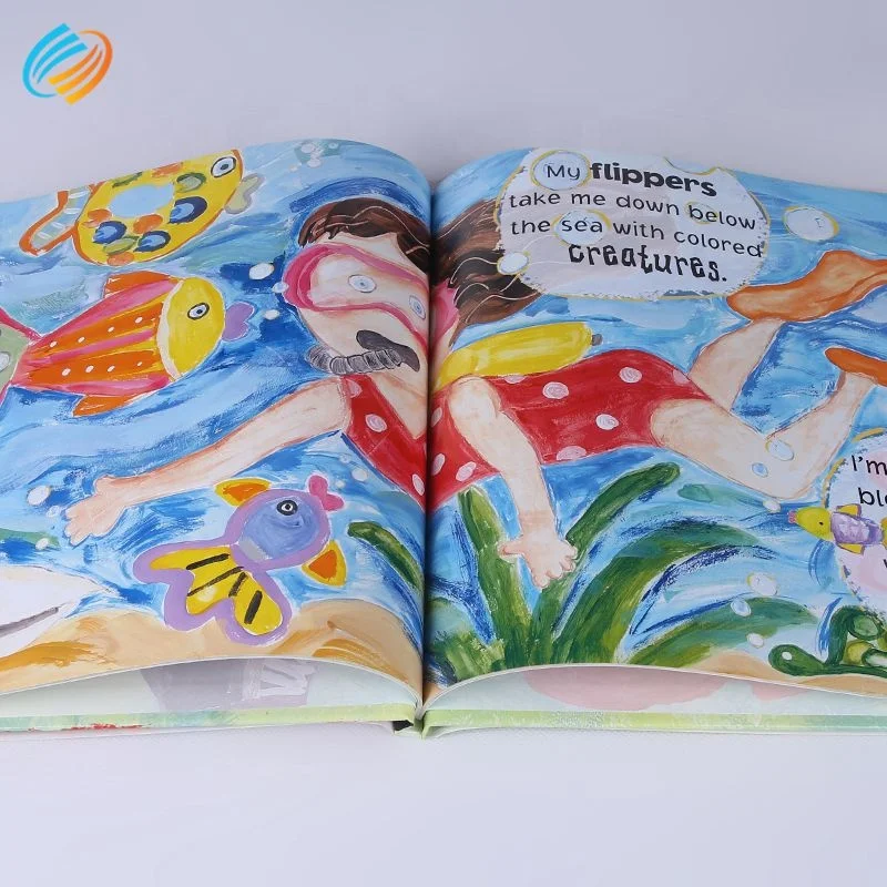 Paper Back Thick Hardcover Board Binding Cover Markers Print Books Spiral Bind Custom Family History My Hot Book In Shenzhen