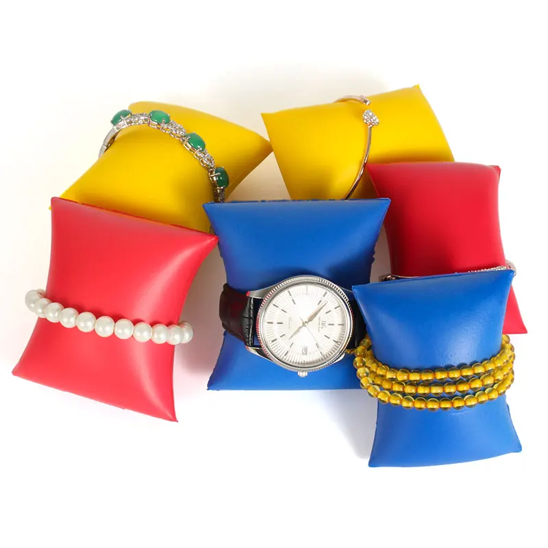 Pillow Bracelet Watch Bangle Jewelry Display Stand Set