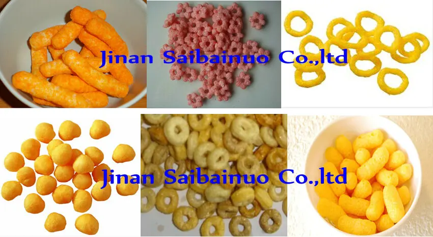 Big-output Puffed Corn Snack Food Extrusion Machine Corn Sticks processing line Making Machines