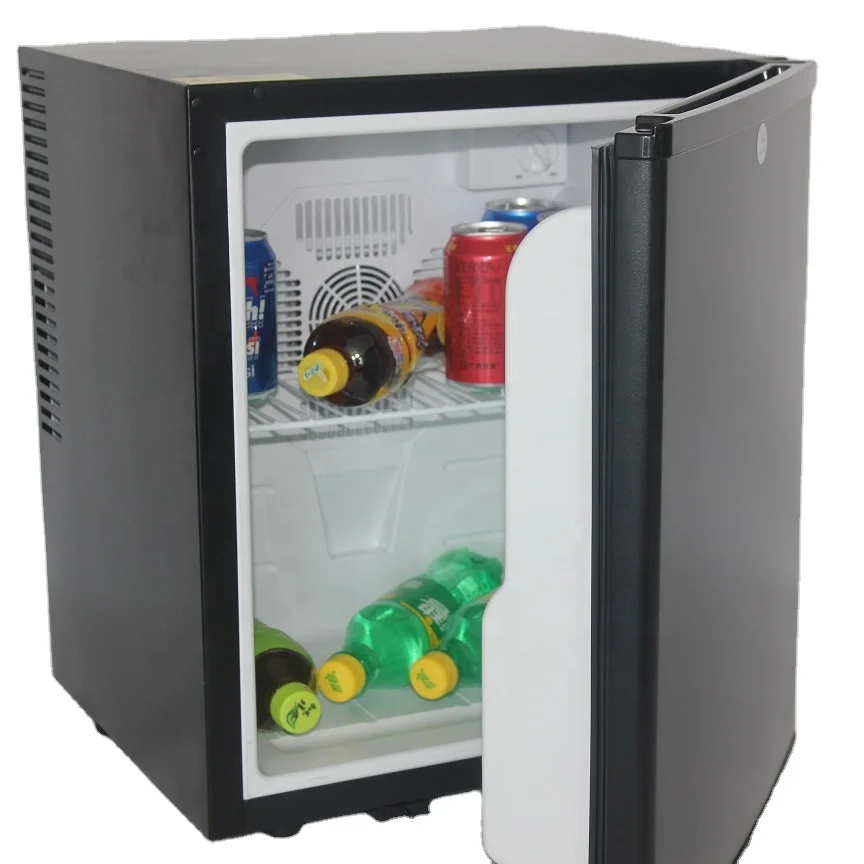 Semi conductor minibar with CE and Black color solid door 40L for hotel room