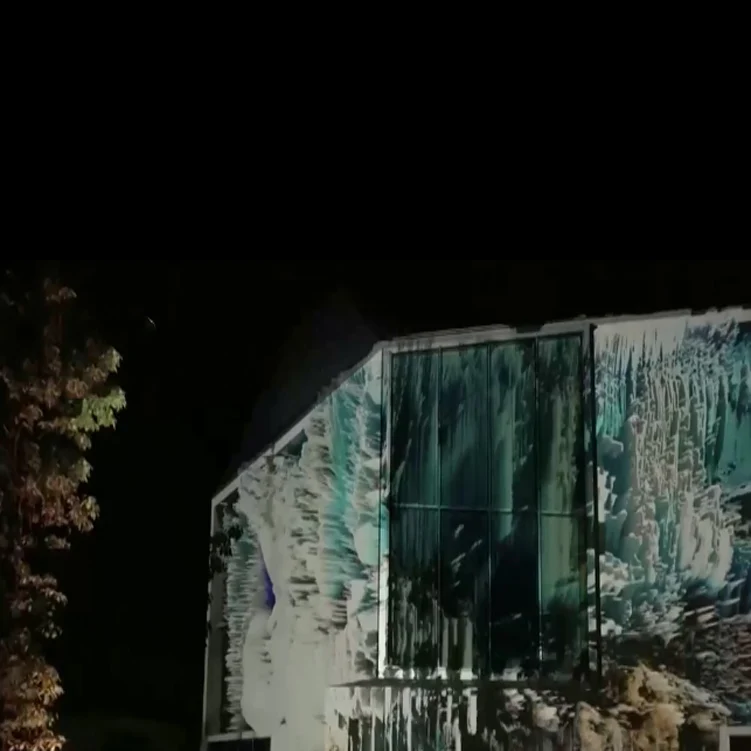 Architectural Projection Machine Scroll Painting Landscape Building Photo Wall Animation Laser Advertising Lights